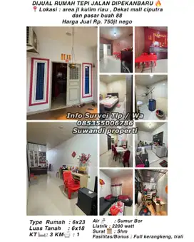 JUAL RUMAH JL KAPUR KULIM RIAU