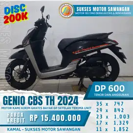 READY GENIO CBS TH 2024 SECOND MULUS DP MULAI DARI 600 RIBU GUYS