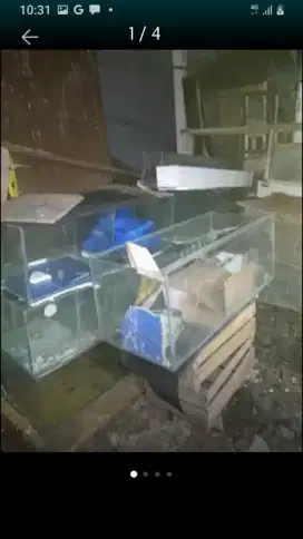 aquarium murah ada 9 borongan murah bisa barter/tt barang lain
