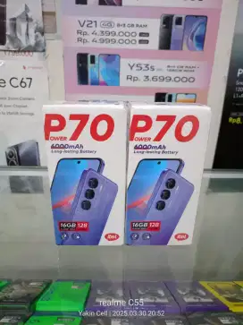 Itel P70 8/128 GB Helio G50 Ultimate Batre 6000 mAh Garansi Resmi