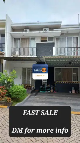 DI JUAL Rumah di Cibubur Country, cluster eksklusif