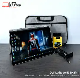 Dell Latitude 5320 2in1 Core i5  RAM 16GB Tablet Laptop Second Bekas