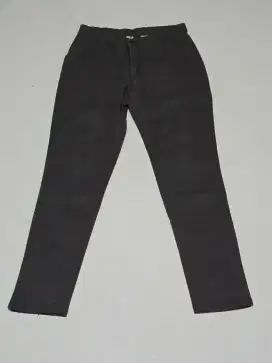 Celana Pria Skinny Denim Jeans Chino Abu Tua Kena noda pulpen