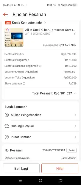 PC ALL IN ONE (SECOUND(