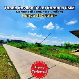 Tanah siap bangun kost; 200 jutaan saja lokasi dekat kampus UMM