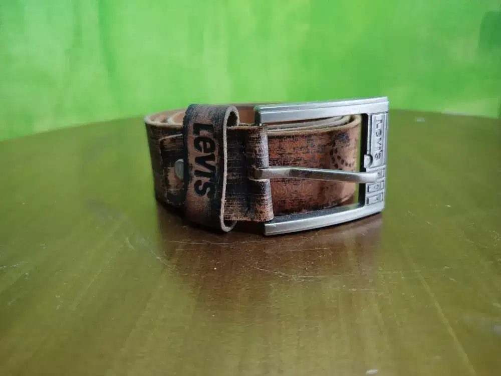 Gesper pria warna coklat