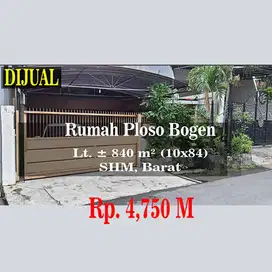 840 m2 Ploso Bogen - Rumah besar 1 Lantai hitung tanah