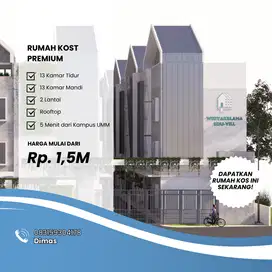 rukos 2 lantai dekat kampus UMM