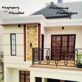 Desain rumah Bali modern akses Tol & LRT Cibubur