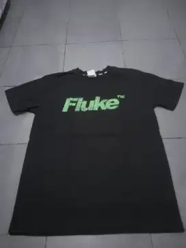 Kaos fluke original second bekas