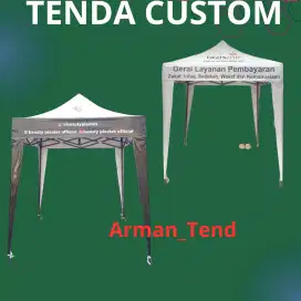 Tenda Lipat Custom Branding Ukuran 3x3m