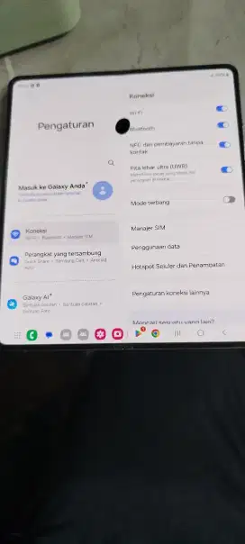 Samsung Z Fold 5 12/256 5G lyar tompel msih ini resmi msih bgus bs Tzt