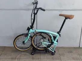 Sepeda 3 Lipatan merk Proaction like brompton