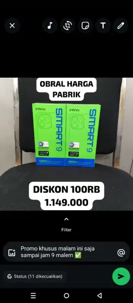 Infinix smart9 harga murah