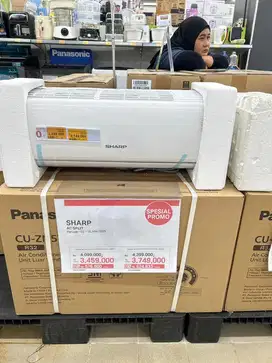 Ac Sharp STD 1/2pk Free pemasangan Dp 0rp