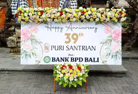 Karangan bunga papan