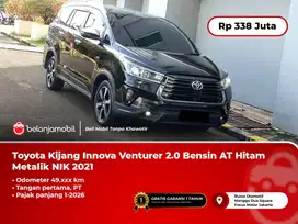 [ PAJAK PANJANG ] Toyota Kijang Innova Venturer 2.0 AT Hitam 2021/2022