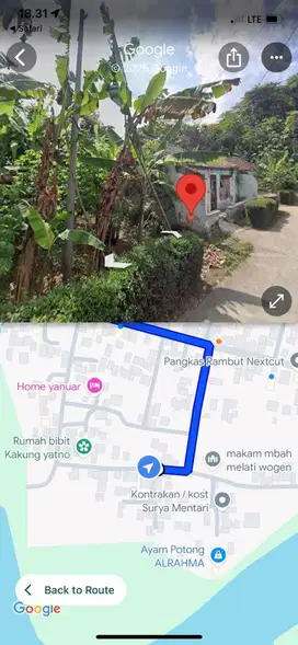 Tanah Di Jual di Kaliori wogen