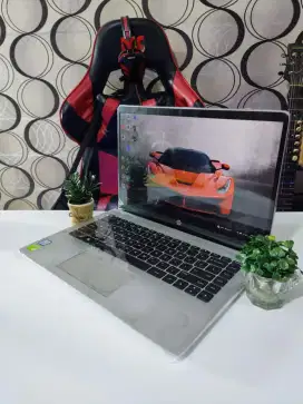 Laptop Gaming HP 14 Core i7 Ram 8/256gb Ssd Dual Vga Nvidia Siap Pakai