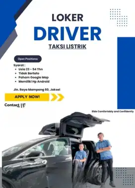 Lowongan driver pool Mampang ( pusat )
