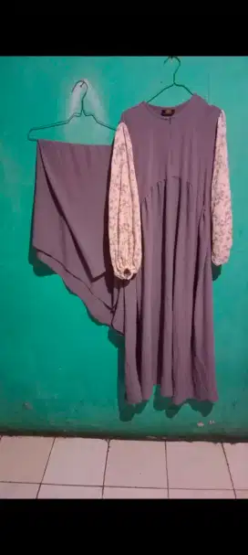Baju syari pasmina motif