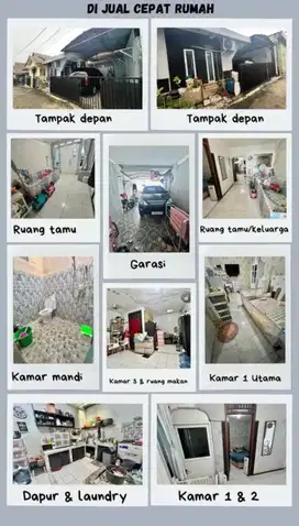 Rumah second bagus 5 menit kejalan Raya di Depok