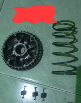 Rumah roller+per centri+per cvt original beat