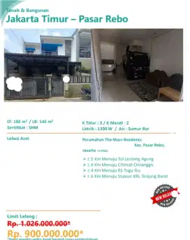 Dijual Rumah Siap Huni The Mozz Residence