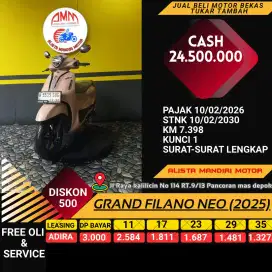 DIJUAL GRAND FILANO NEO 2025 BAYAR VIA SHOPEE TOKPED KREDIVO INDODANA