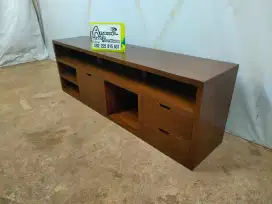 Bufet minimalis tv new kayu jati solid