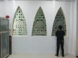 kaca film gedung/rumah one way