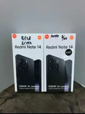PROMO REDMI NOTE 14 8/128GB GARANSI RESMI