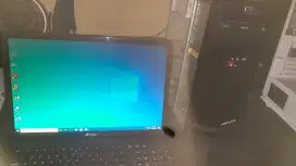 1 set core i5 gen3 + Lcd 19 in tinggal pakai aja