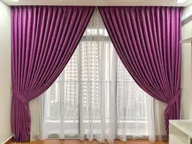 Pemasangan Gorden & Blind Vertikal/Vertical Roll/Roller Gordyn Hordeng