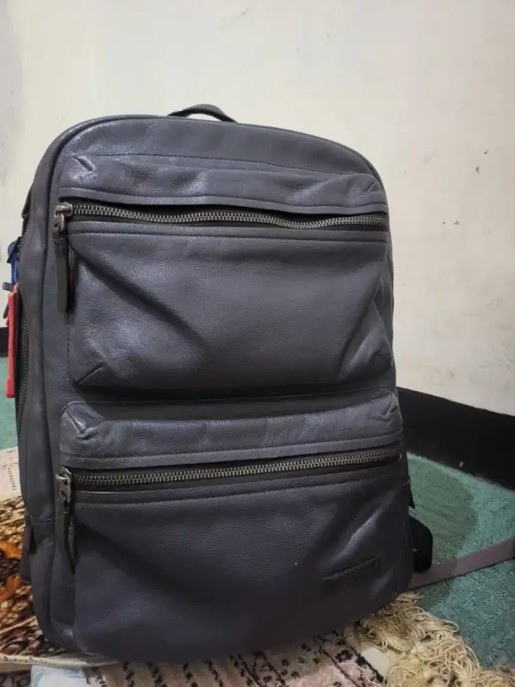 Leather bag Tumi originall