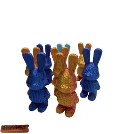 Mainan lucu kelinci cetak 3D pajangan kelinci