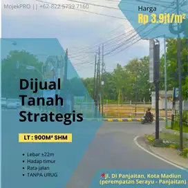 DIJUAL TANAH STRATEGIS PINGGIR JALAN PROTOKOL