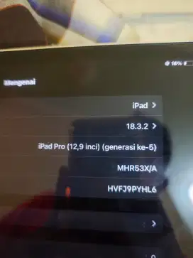 iPad pro 12,9 inch Celuler + Wifi S Pen dan Keyboard lengkap