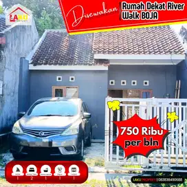 Disewakan rumah 20 Meter dari Jalan Raya Dekat Wisata River Walk Boja!