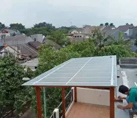 Kanopi atap kaca dll