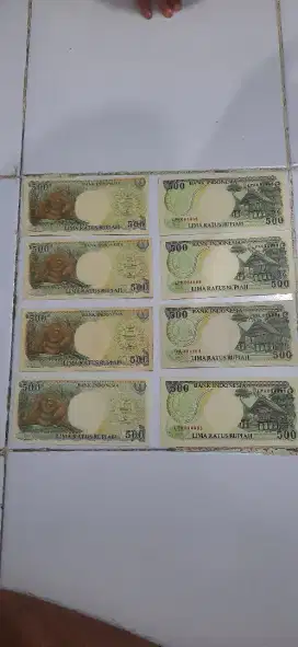 Uang kuno 500 rupiah orang utan