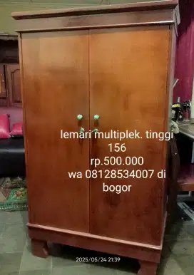 Lemari multiplek bekas dah cat ulang t 155
