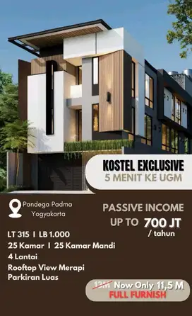 Kost Eksklusif Dekat Kampus UGM Jogja