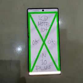 LCD SAMSUNG GALAXY NOTE 10 PLUS ORIGINAL MINUS FUNGSI 100% NORMAL