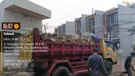 buang puing pengurugan