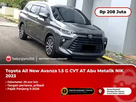 [ PAJAK PANJANG ] Toyota All New Avanza 1.5 G CVT AT Abu NIK 2023/2024