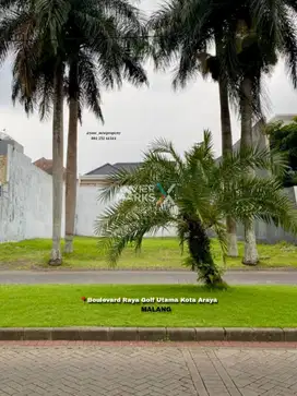 Tanah Kavling Di Boulevard Raya Golf Utama Kota Araya Malang(OLX345)