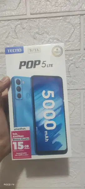 Tecno pop 5 lte 3/32 garansi resmi new