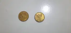 Koin kuno 50 rupiah komodo edisi tahun 198