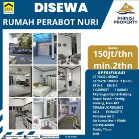 DISEWAKAN RUMAH JALAN NURI ADA PERABOT